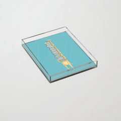 A Book Lover (blue) Acrylic Tray