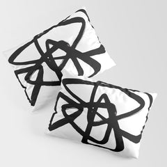 A Family Of Five White Background Pillow Sham