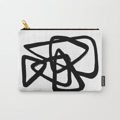 A Family Of Five White Background Carry All Pouch