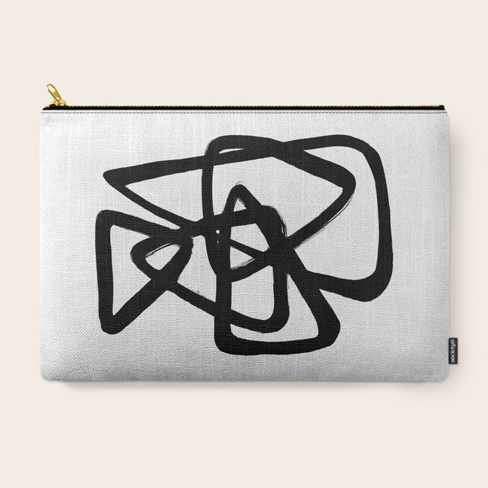 A Family Of Five White Background Carry All Pouch