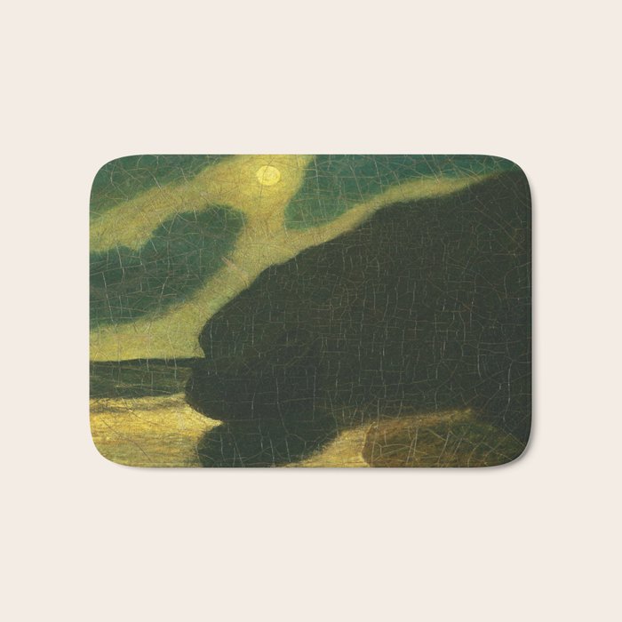 "Moonlit Cove" by Albert Pinkham Ryder (1880) Bath Mat
