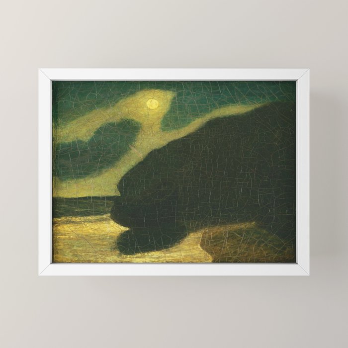 "Moonlit Cove" by Albert Pinkham Ryder (1880) Mini Art Print