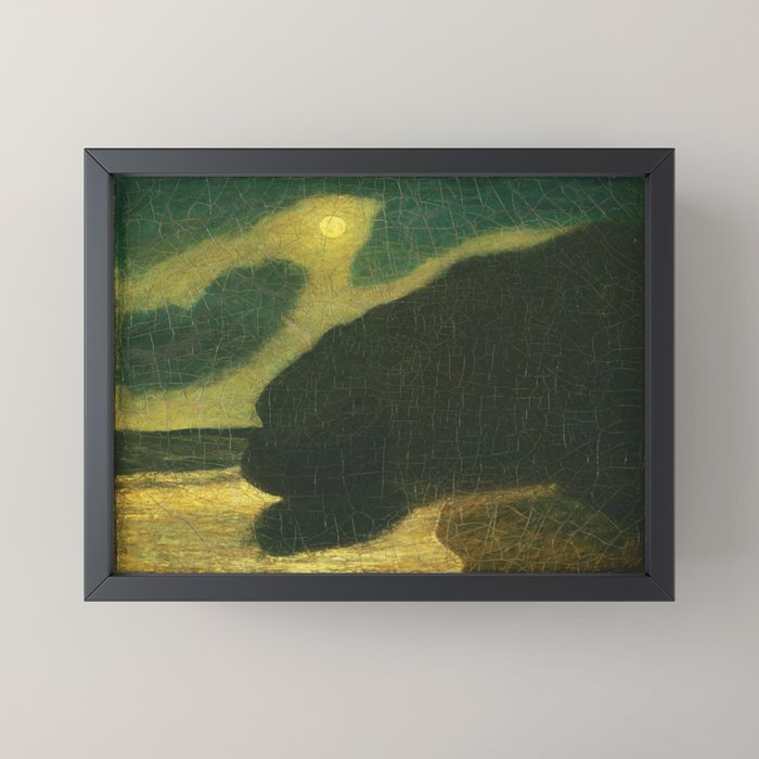 "Moonlit Cove" by Albert Pinkham Ryder (1880) Mini Art Print