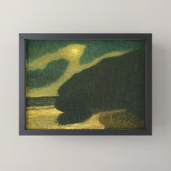 "Moonlit Cove" by Albert Pinkham Ryder (1880) Mini Art Print