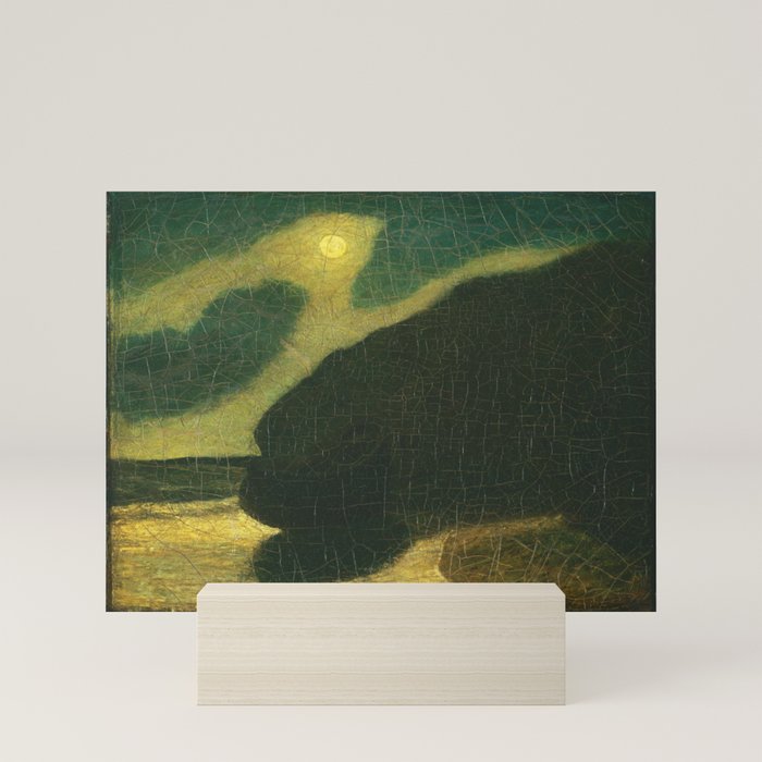 "Moonlit Cove" by Albert Pinkham Ryder (1880) Mini Art Print