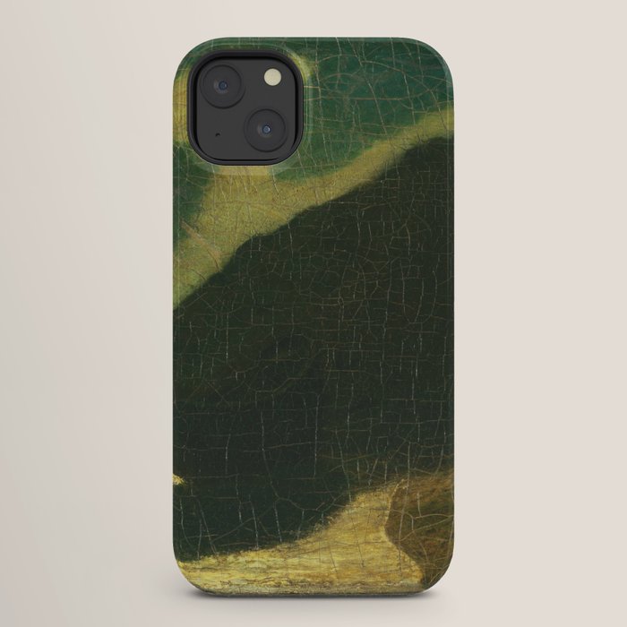 "Moonlit Cove" by Albert Pinkham Ryder (1880) iPhone Case
