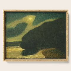 "Moonlit Cove" by Albert Pinkham Ryder (1880) Serving Tray