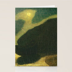"Moonlit Cove" by Albert Pinkham Ryder (1880) Stationery Card
