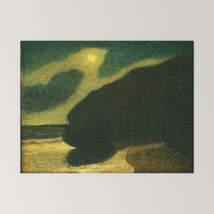 "Moonlit Cove" by Albert Pinkham Ryder (1880) Mini Art Print