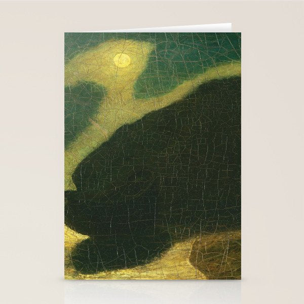 "Moonlit Cove" by Albert Pinkham Ryder (1880) Stationery Card