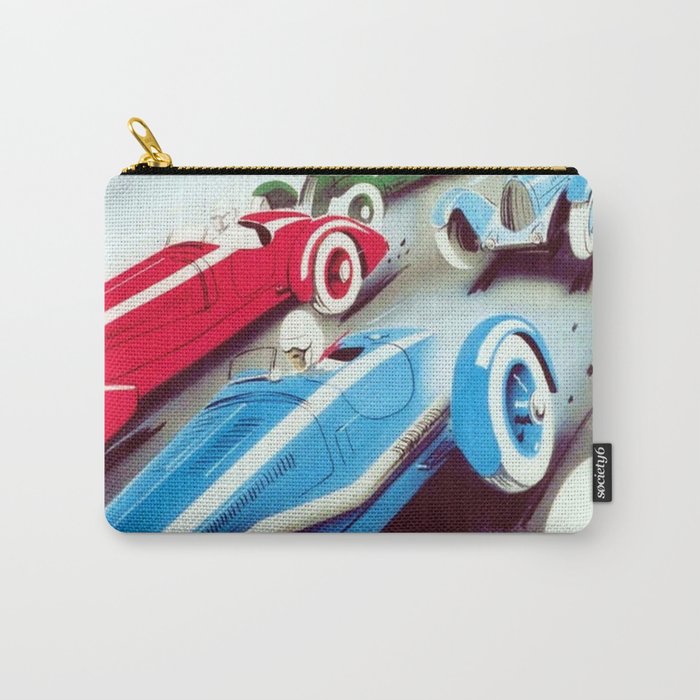 1932 Vintage 24 Hours of Le Mans French Auto Racing Wall Decor Carry All Pouch