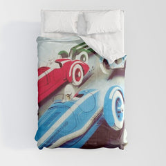 1932 Vintage 24 Hours of Le Mans French Auto Racing Wall Decor Comforter
