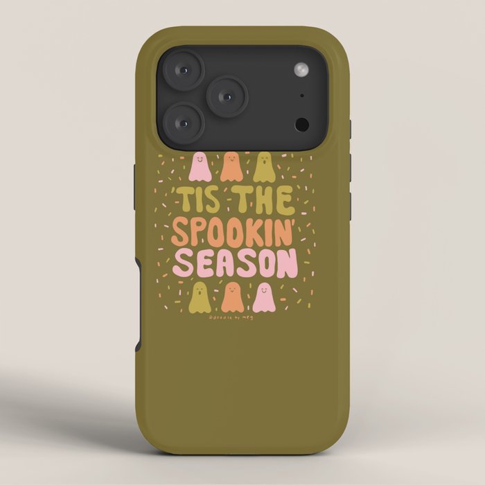 Tis the Spookin Season in Green iPhone Case