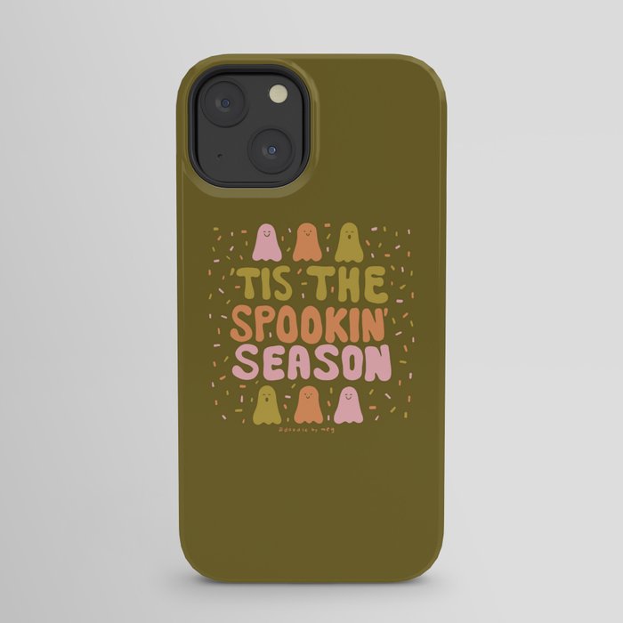 Tis the Spookin Season in Green iPhone Case