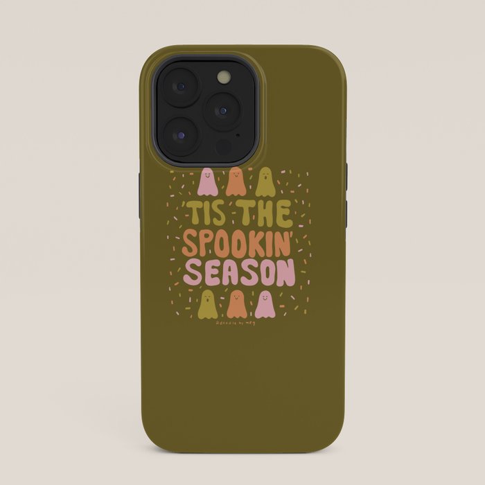 Tis the Spookin Season in Green iPhone Case