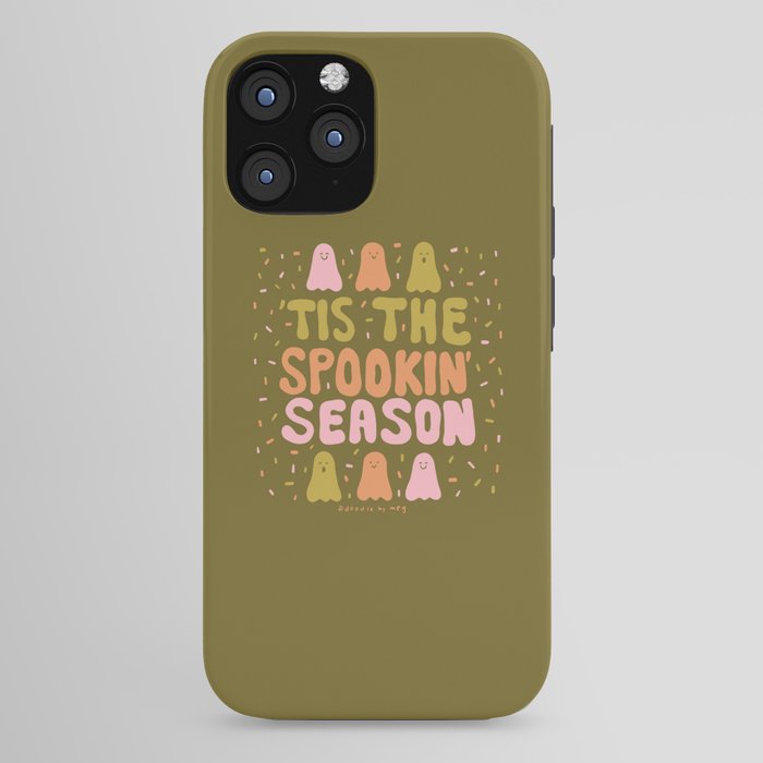 Tis the Spookin Season in Green iPhone Case