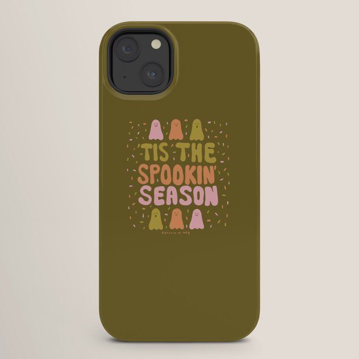 Tis the Spookin Season in Green iPhone Case
