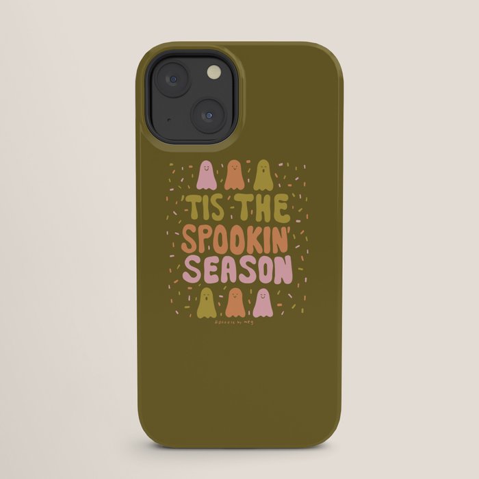 Tis the Spookin Season in Green iPhone Case