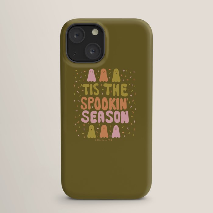 Tis the Spookin Season in Green iPhone Case