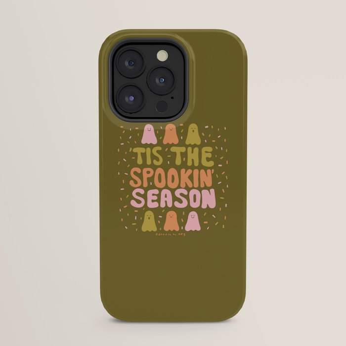 Tis the Spookin Season in Green iPhone Case