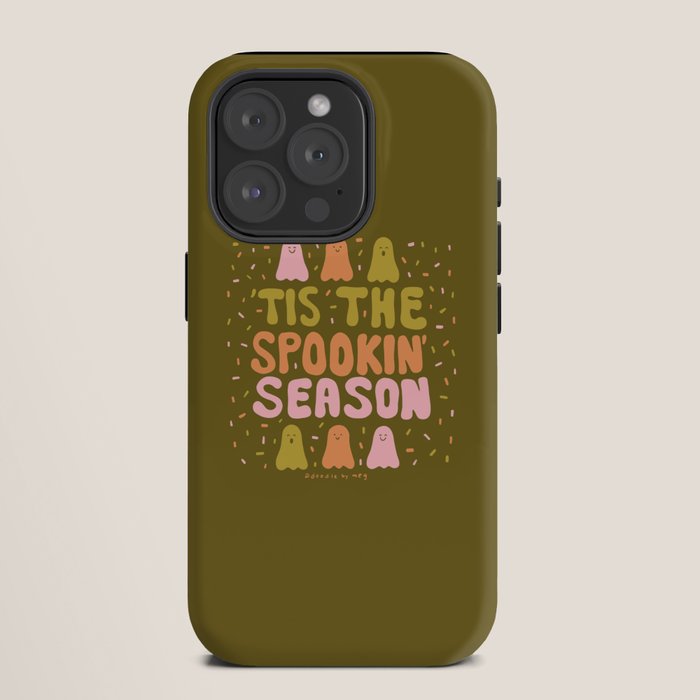 Tis the Spookin Season in Green iPhone Case