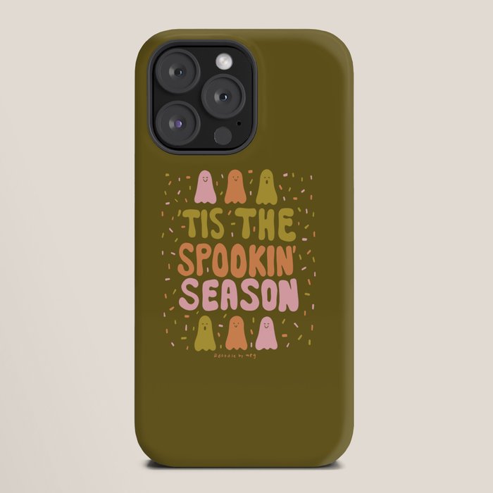 Tis the Spookin Season in Green iPhone Case