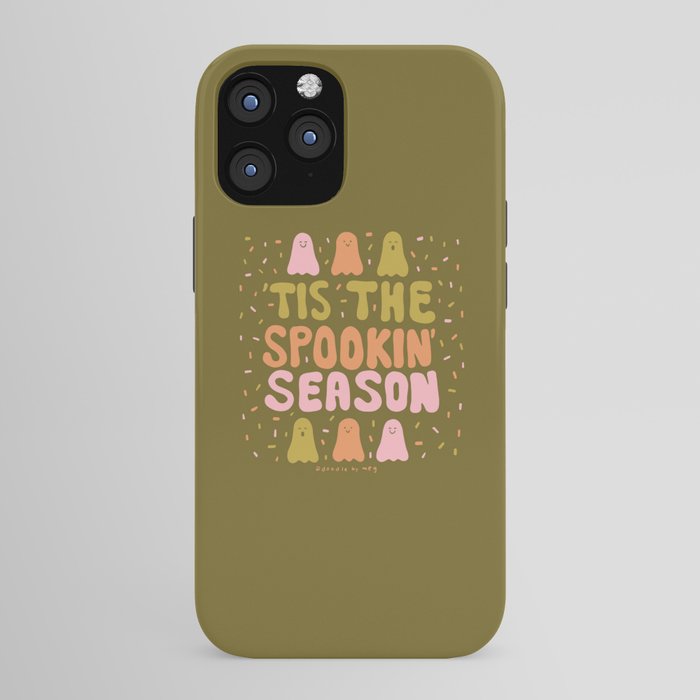 Tis the Spookin Season in Green iPhone Case