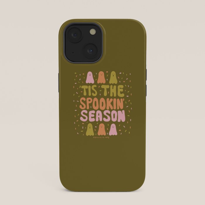 Tis the Spookin Season in Green iPhone Case