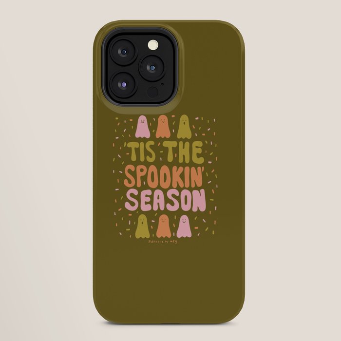 Tis the Spookin Season in Green iPhone Case