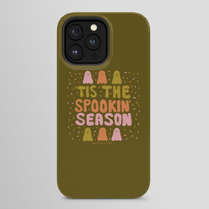 Tis the Spookin Season in Green iPhone Case