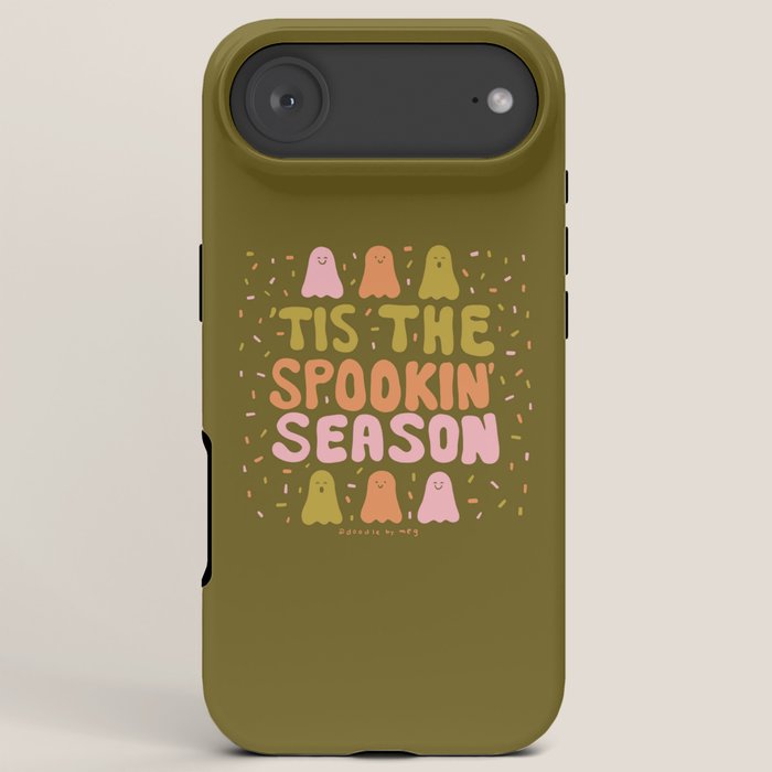 Tis the Spookin Season in Green iPhone Case