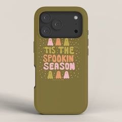 Tis the Spookin Season in Green iPhone Case