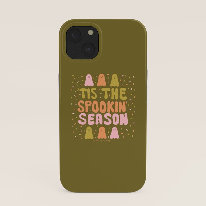 Tis the Spookin Season in Green iPhone Case
