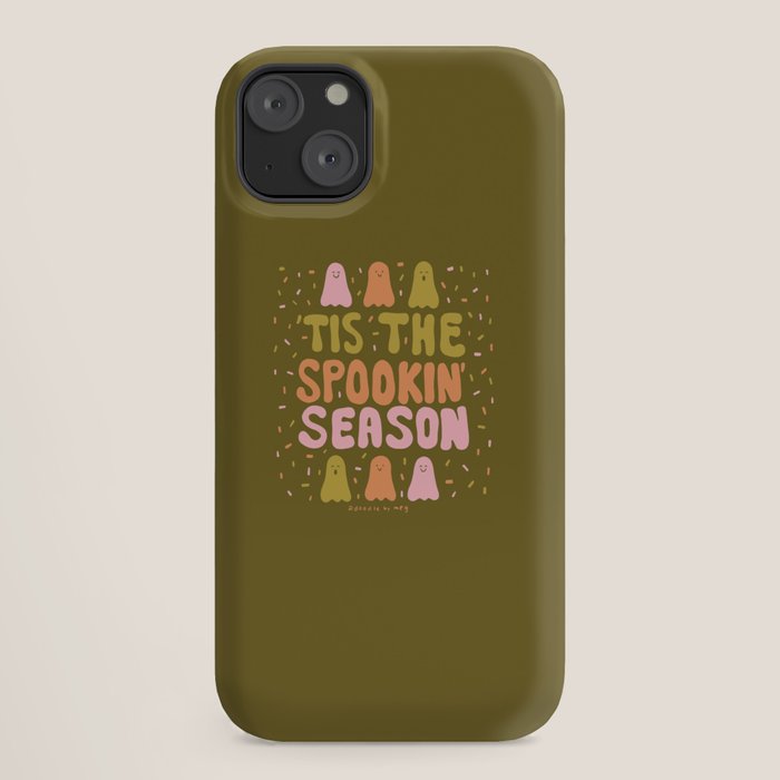 Tis the Spookin Season in Green iPhone Case