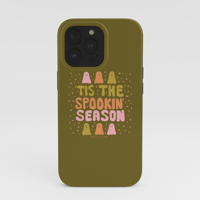 Tis the Spookin Season in Green iPhone Case