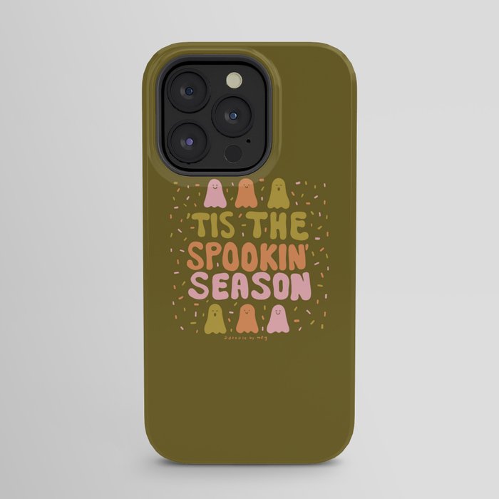 Tis the Spookin Season in Green iPhone Case