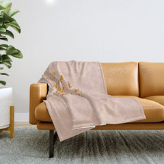 "You Do Not Have To Be Fearless. Doing It Afraid Is Just As Brave." Throw Blanket