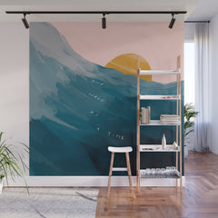 "One Wave At A Time" Wall Mural