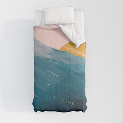 "One Wave At A Time" Comforter