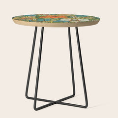 70s Plate Side Table