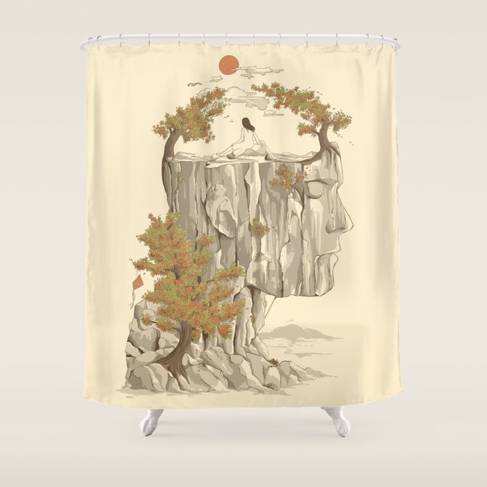 A Beautiful Mind Shower Curtain