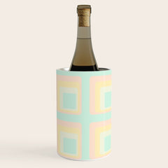 70s mod pale pastels Wine Chiller