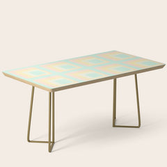 70s mod pale pastels Coffee Table