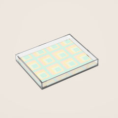 70s mod pale pastels Acrylic Tray