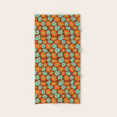 70's Retro print Bath Towel