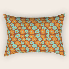 70's Retro print Rectangular Pillow