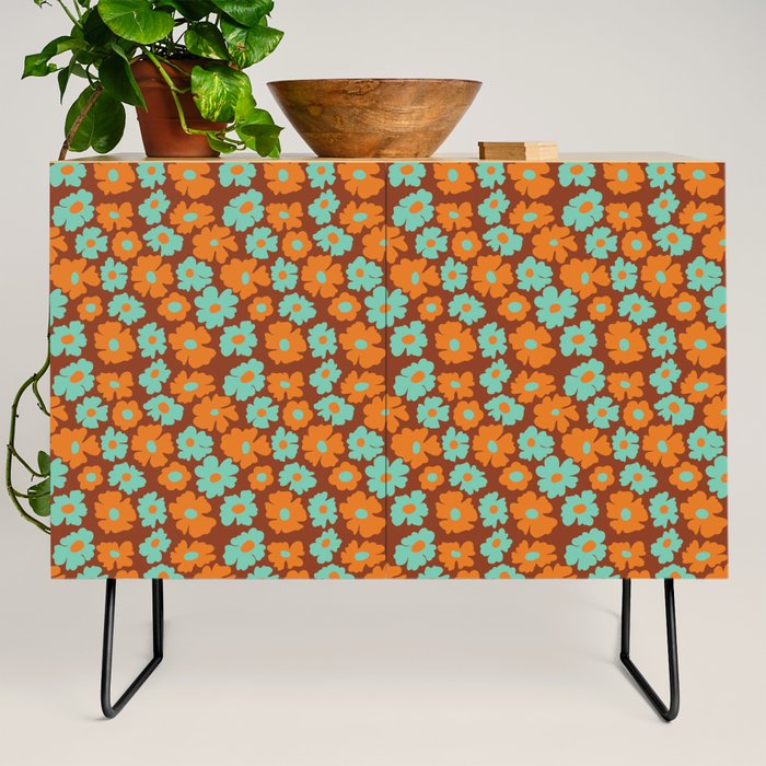 70's Retro print Credenza