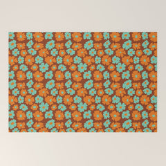 70's Retro print Welcome Mat