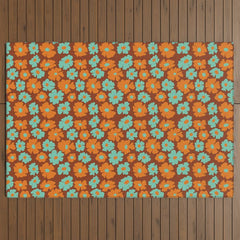 70's Retro print Outdoor Rug