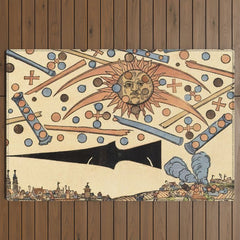 1561 Celestial Phenomenon over Nuremberg Outdoor Rug